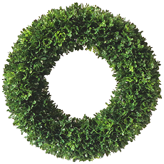 Hazel Leaf Half Wreath