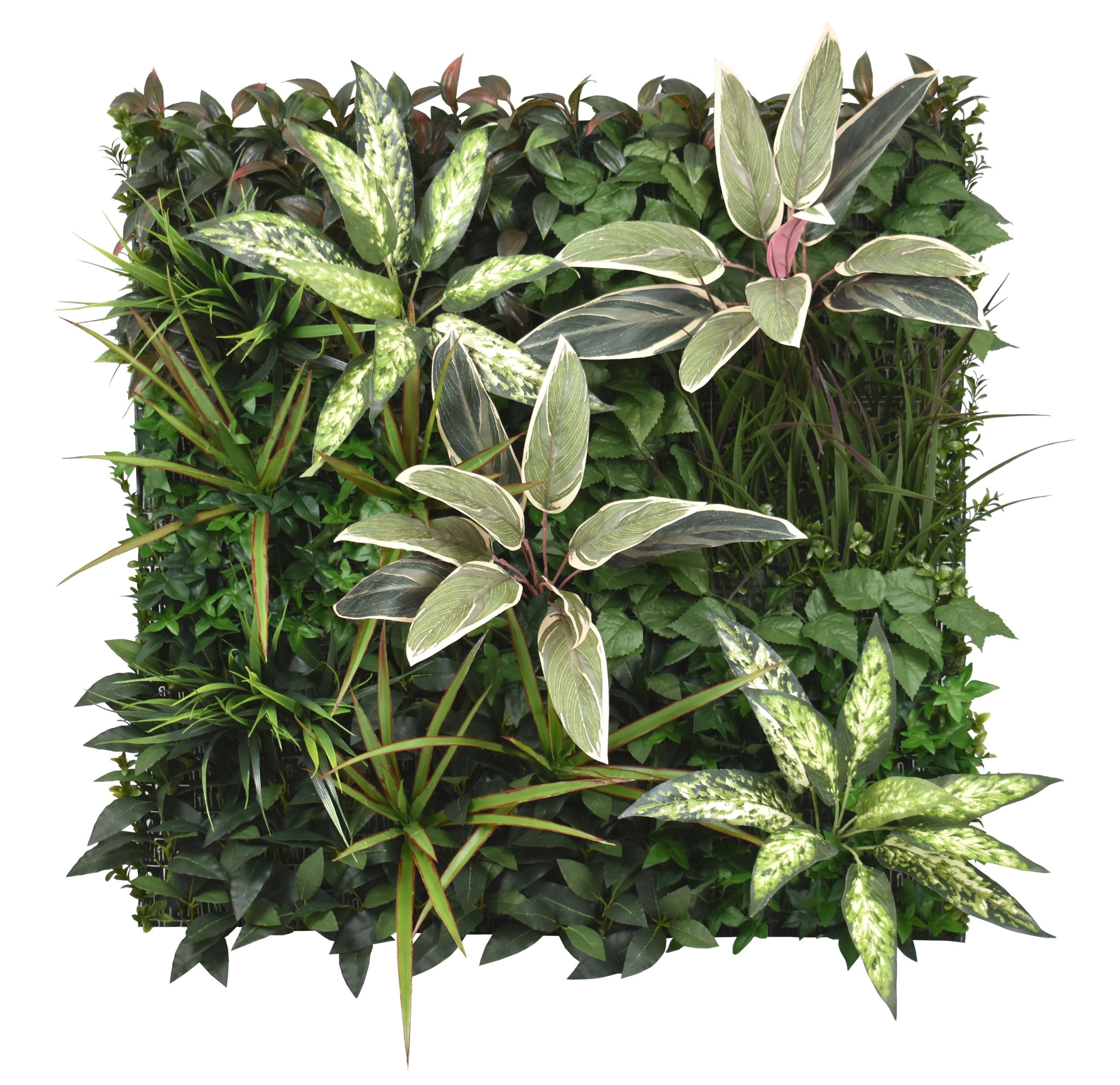 75CM X 74CM UV Resistant Plastic Scenery Panel w/1571Lvs with plastic mat,