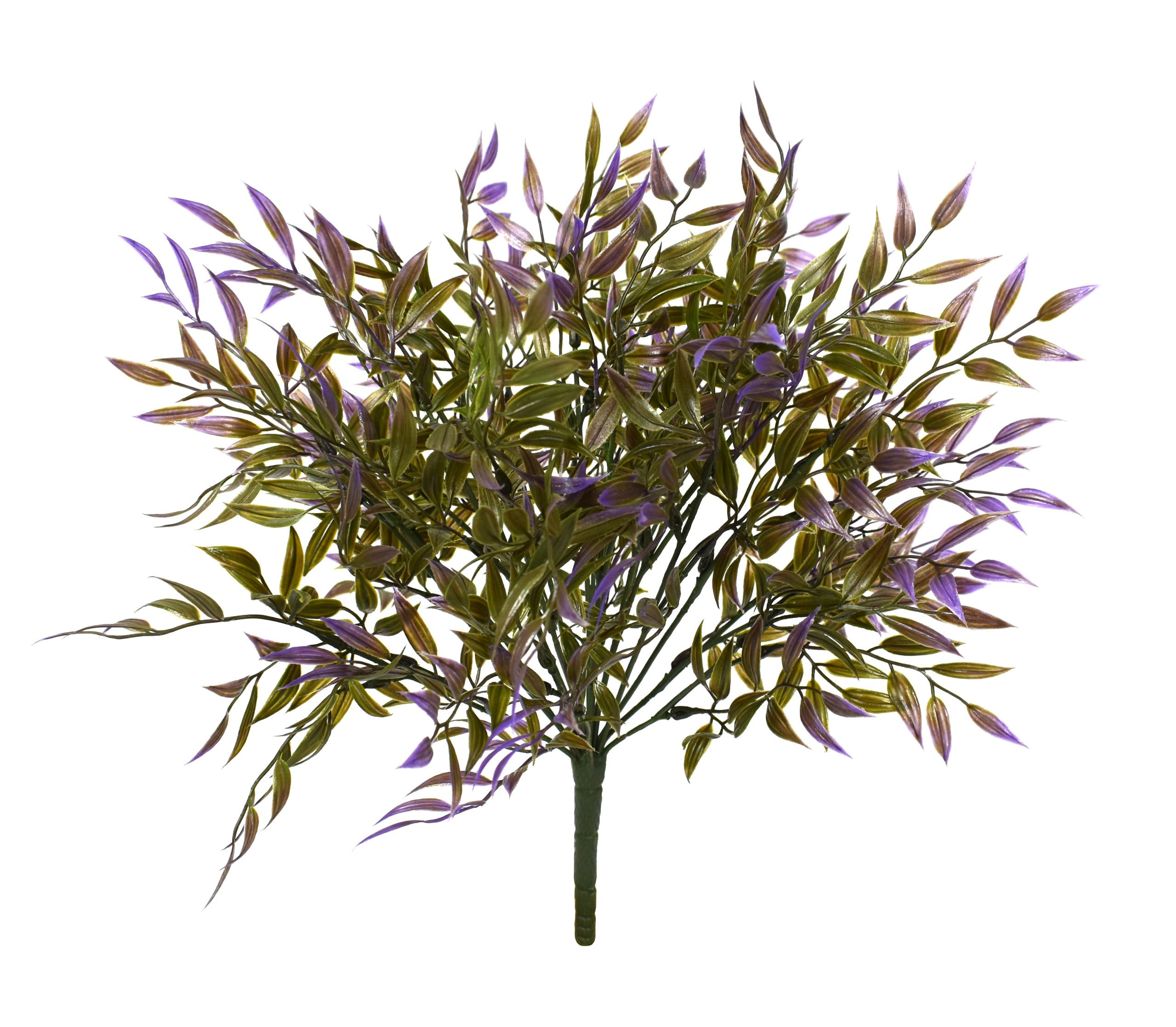 15″ UV Resistant Plastic Mini Ruscus Bush x18 w/72Lvs