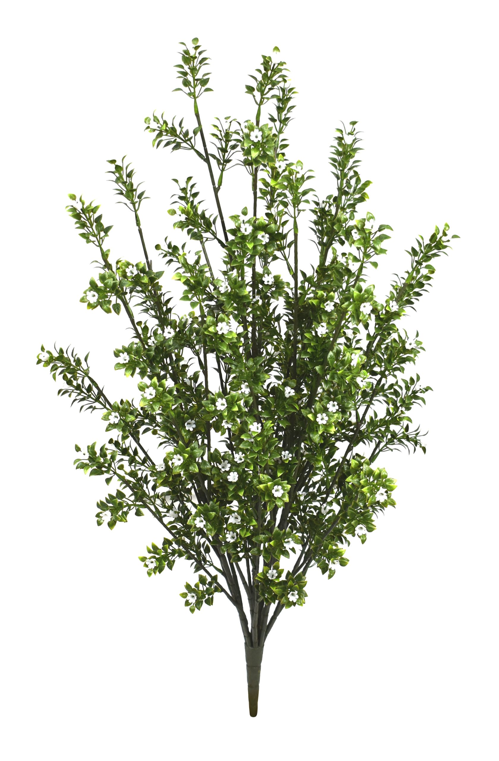 31.5″ UV Resistant Plastic Spindle Hedyotis Bush x8 w/180Lvs.180flowers.