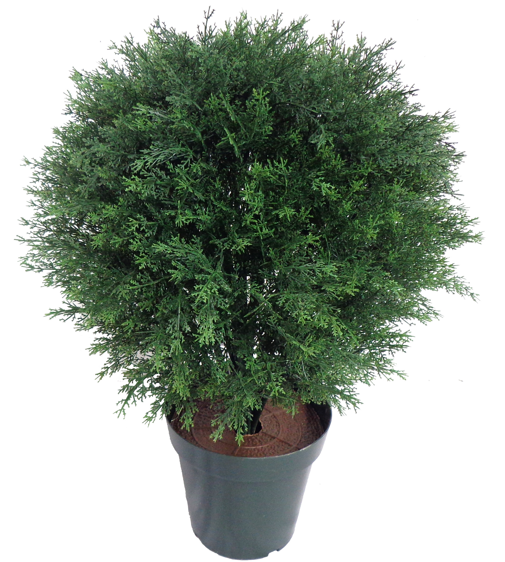 30 IN. UV Resistant Plastic Mini Cedar Topiary W/876 LVS