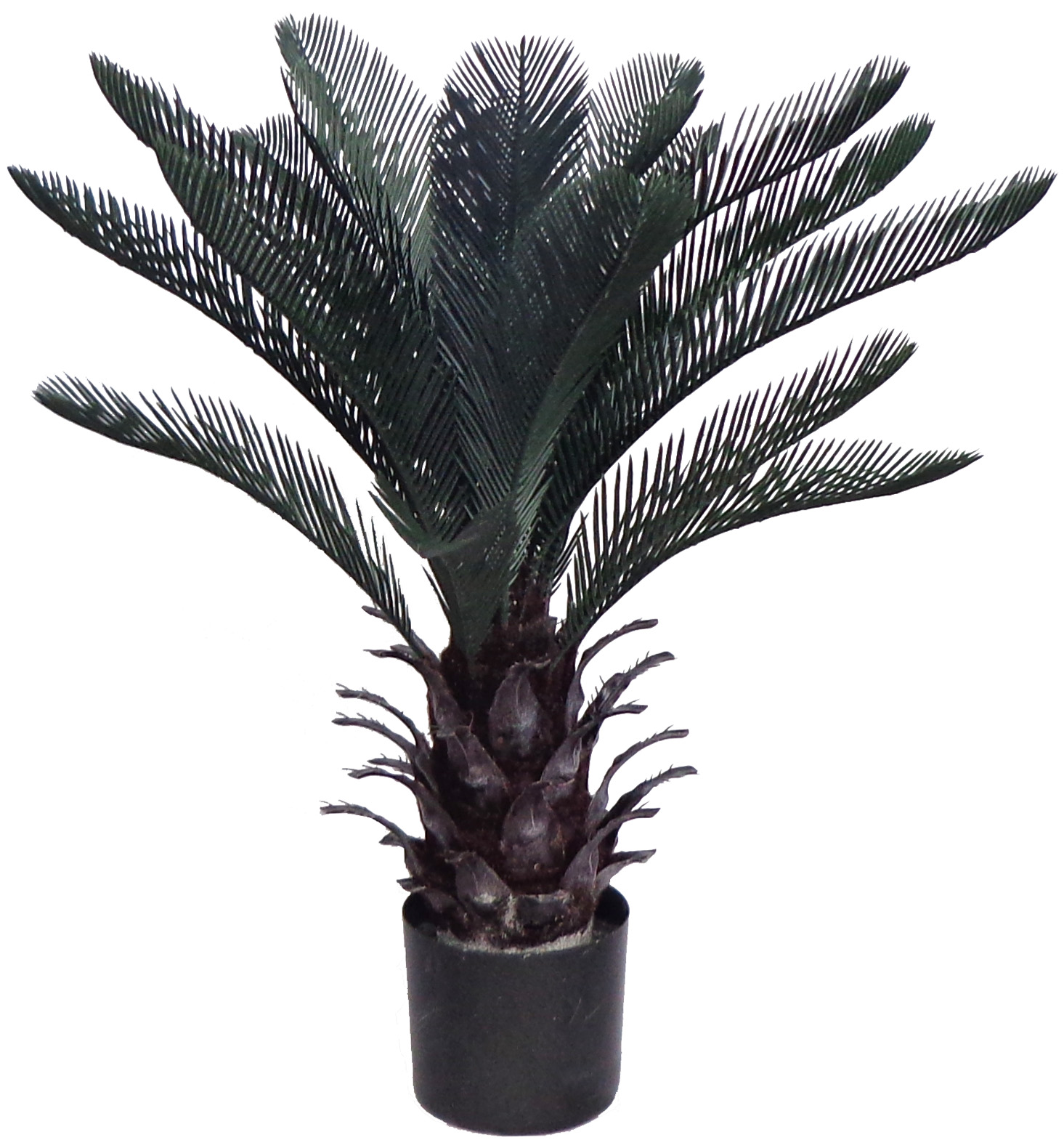 30” UV Resistant Plastic Cycas Tree w/ 21Lvs.