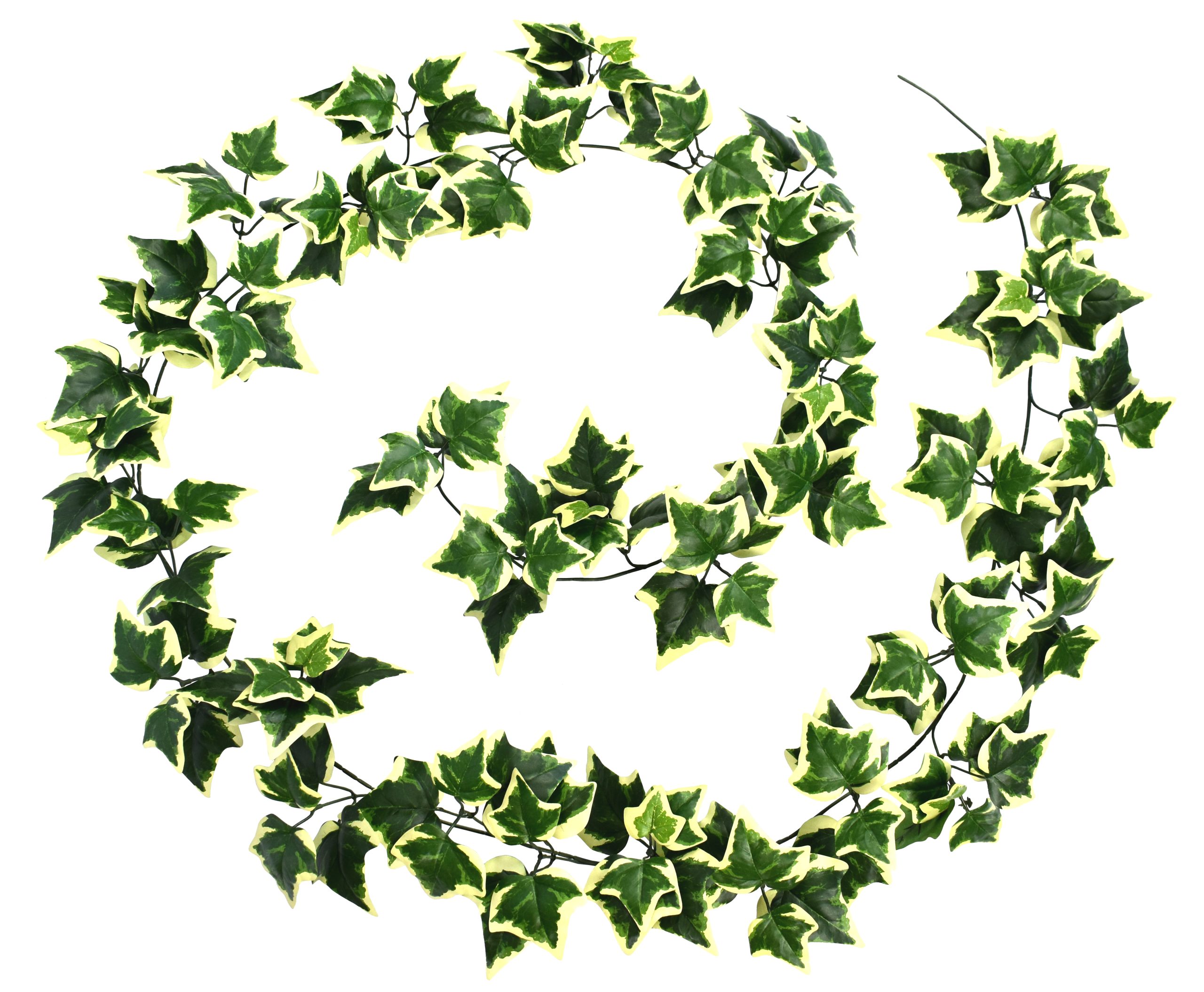 9′ Fire Retardant Deluxe New English Ivy Garland w/138Lvs