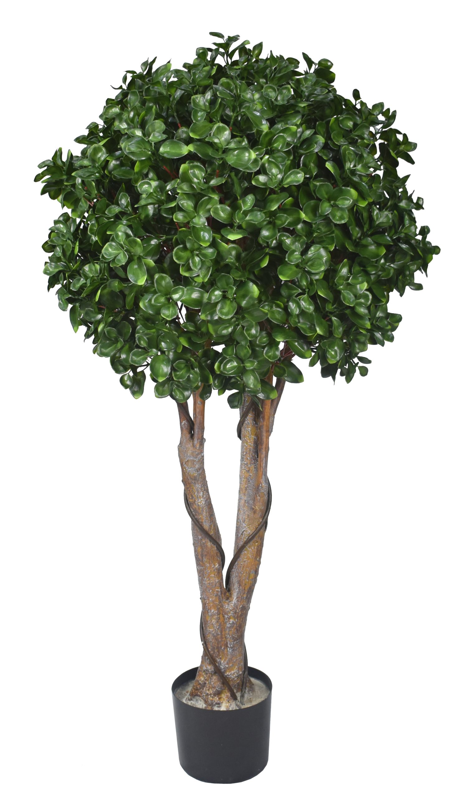 48″ UV Resistant Plastic Big Money Ficus Tree W/450Lvs.