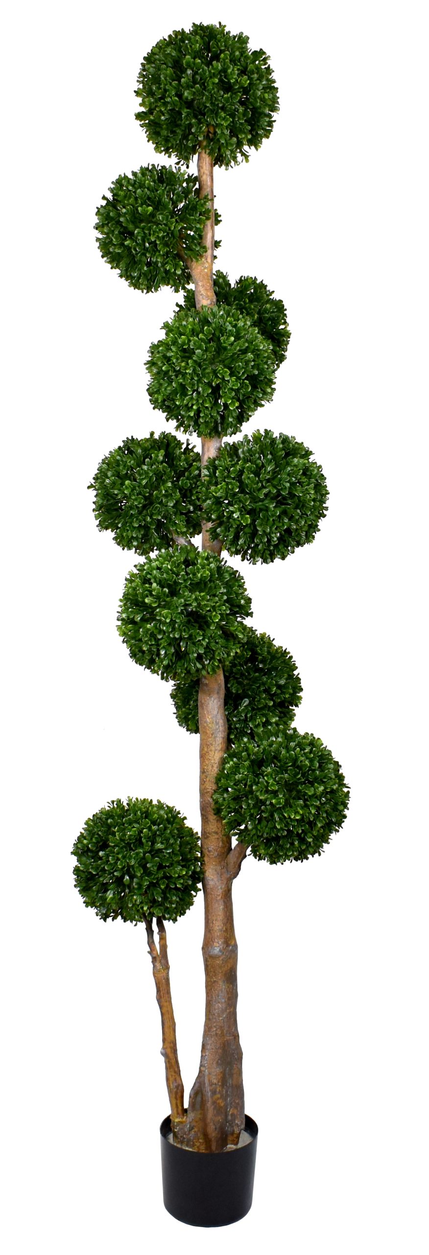 78″ UV Resistant Plastic New Boxwood Tree x10 w/1050Lvs.