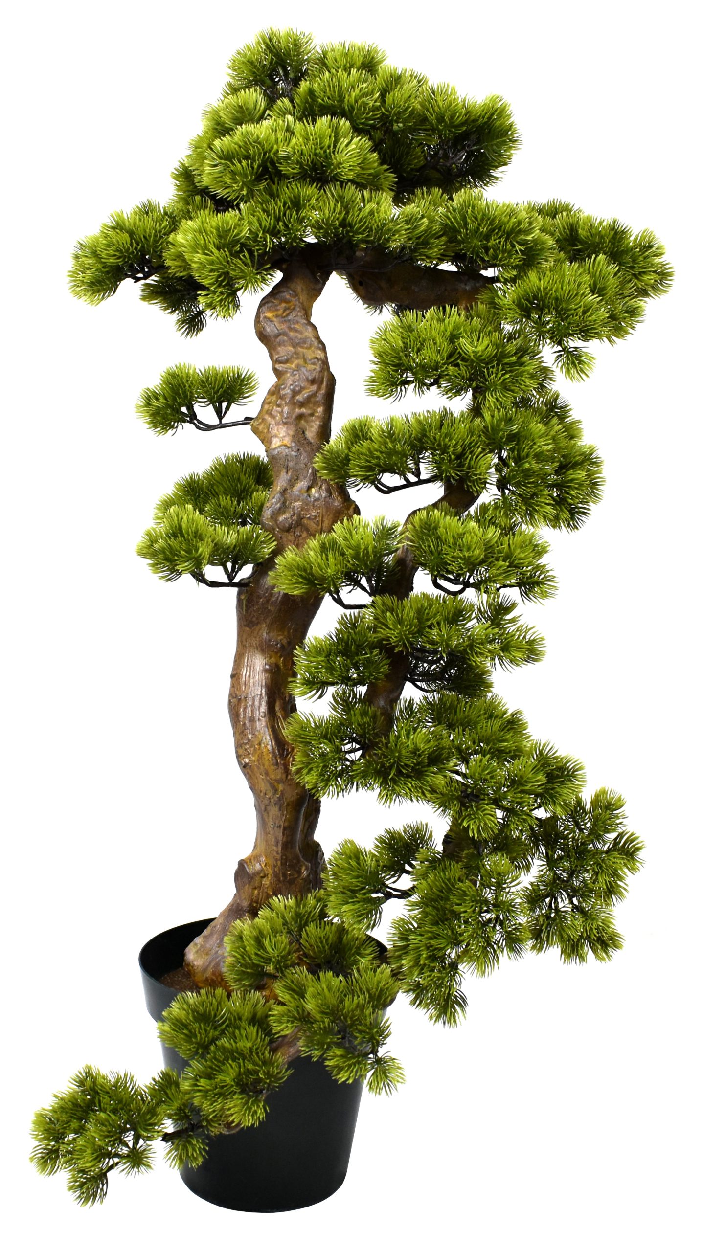 41″ UV Resistant Plastic Pine Needle Cypress Bonsai w/720Lvs.