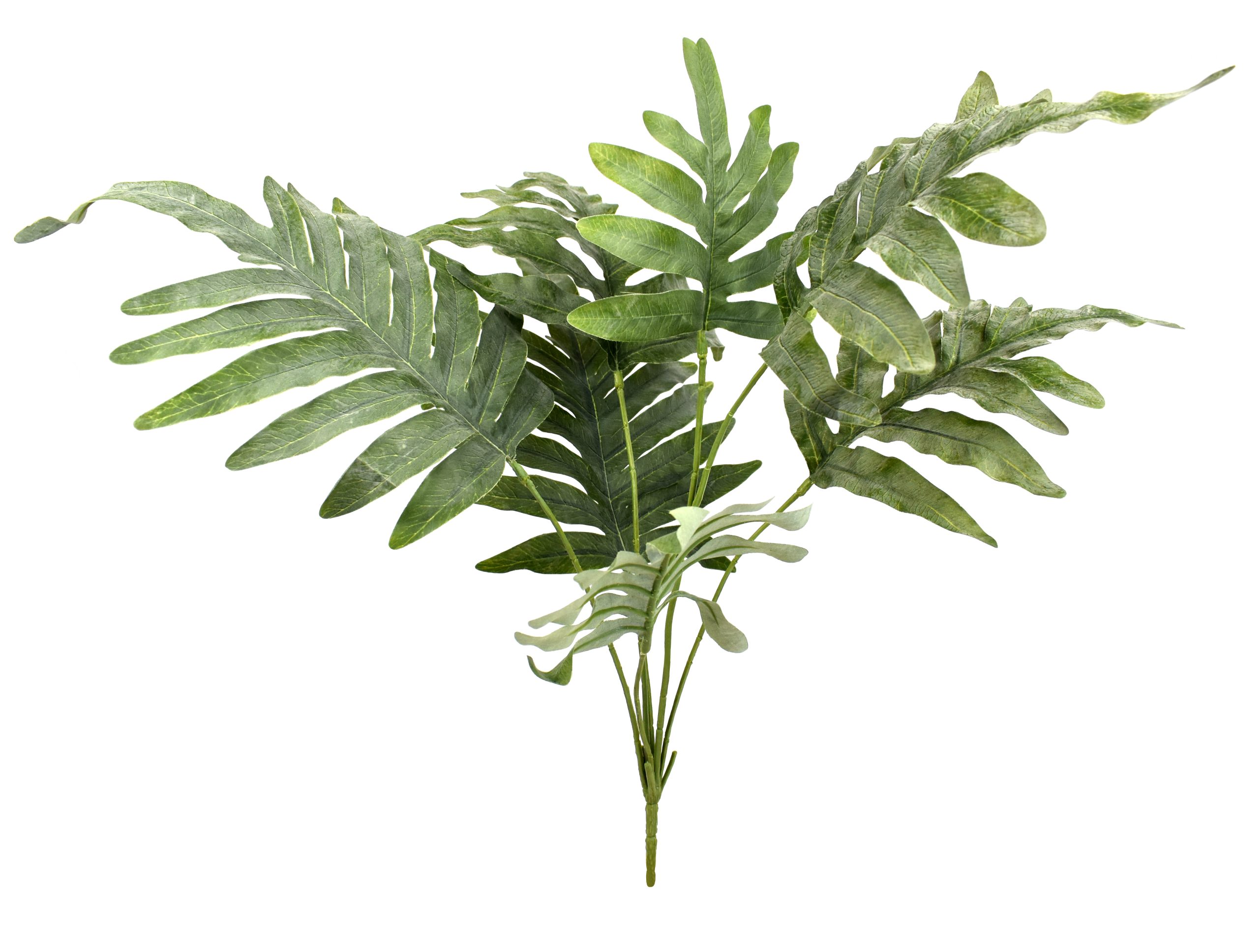 28.5″ UV Resistant and Fire Retardant Finger shape leaf Bush w/7Lvs.